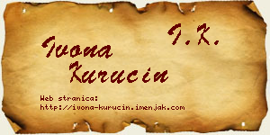 Ivona Kurucin vizit kartica